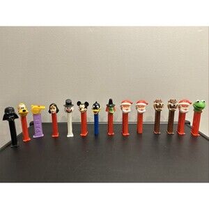 Vintage Pez Dispensers Toys 1970s 80s 90s Taz Daffy Santa Mickey Kermit Witch